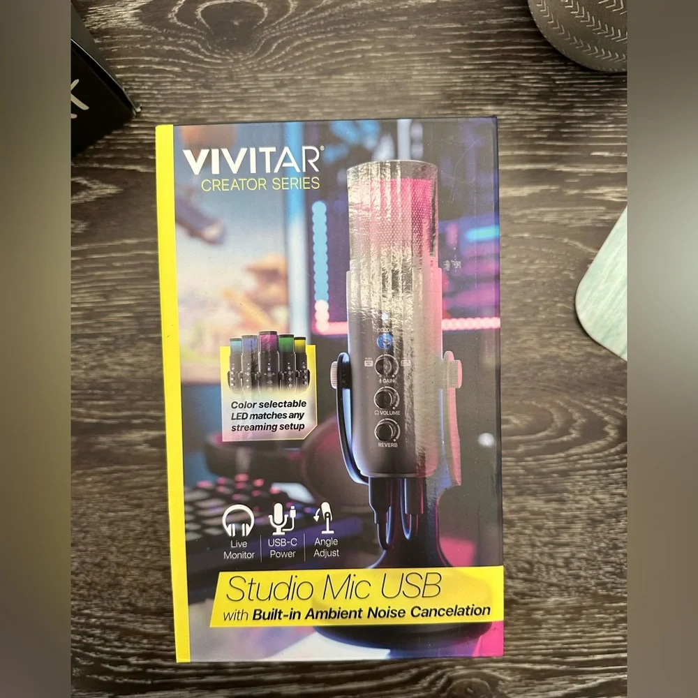 Vivitar gaming RGB microphone
